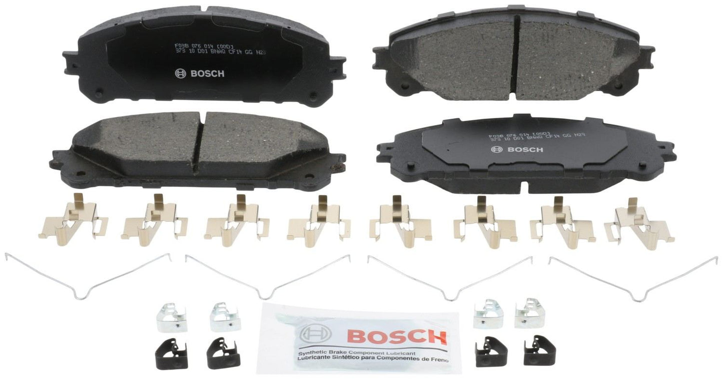 Front View of Front Disc Brake Pad Set BOSCH BC1324