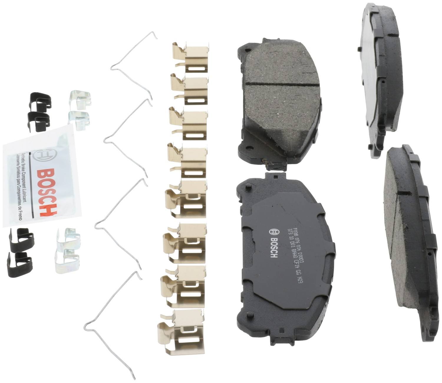 Left View of Front Disc Brake Pad Set BOSCH BC1324