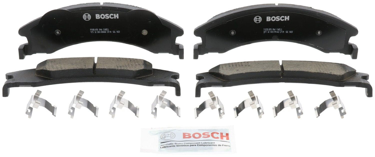 Front View of Rear Disc Brake Pad Set BOSCH BC1329