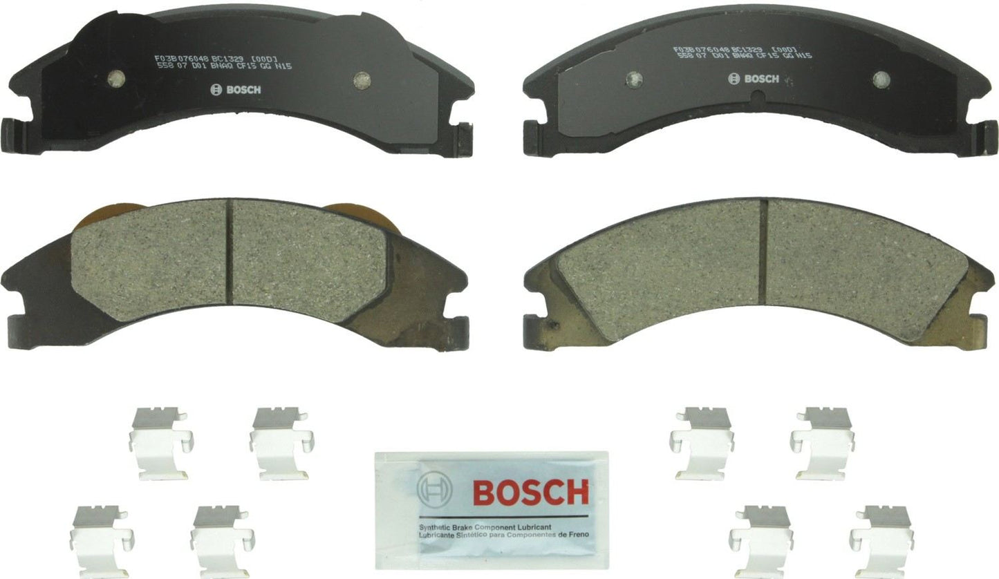 Top View of Rear Disc Brake Pad Set BOSCH BC1329