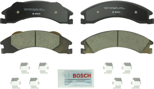 Top View of Rear Disc Brake Pad Set BOSCH BC1329