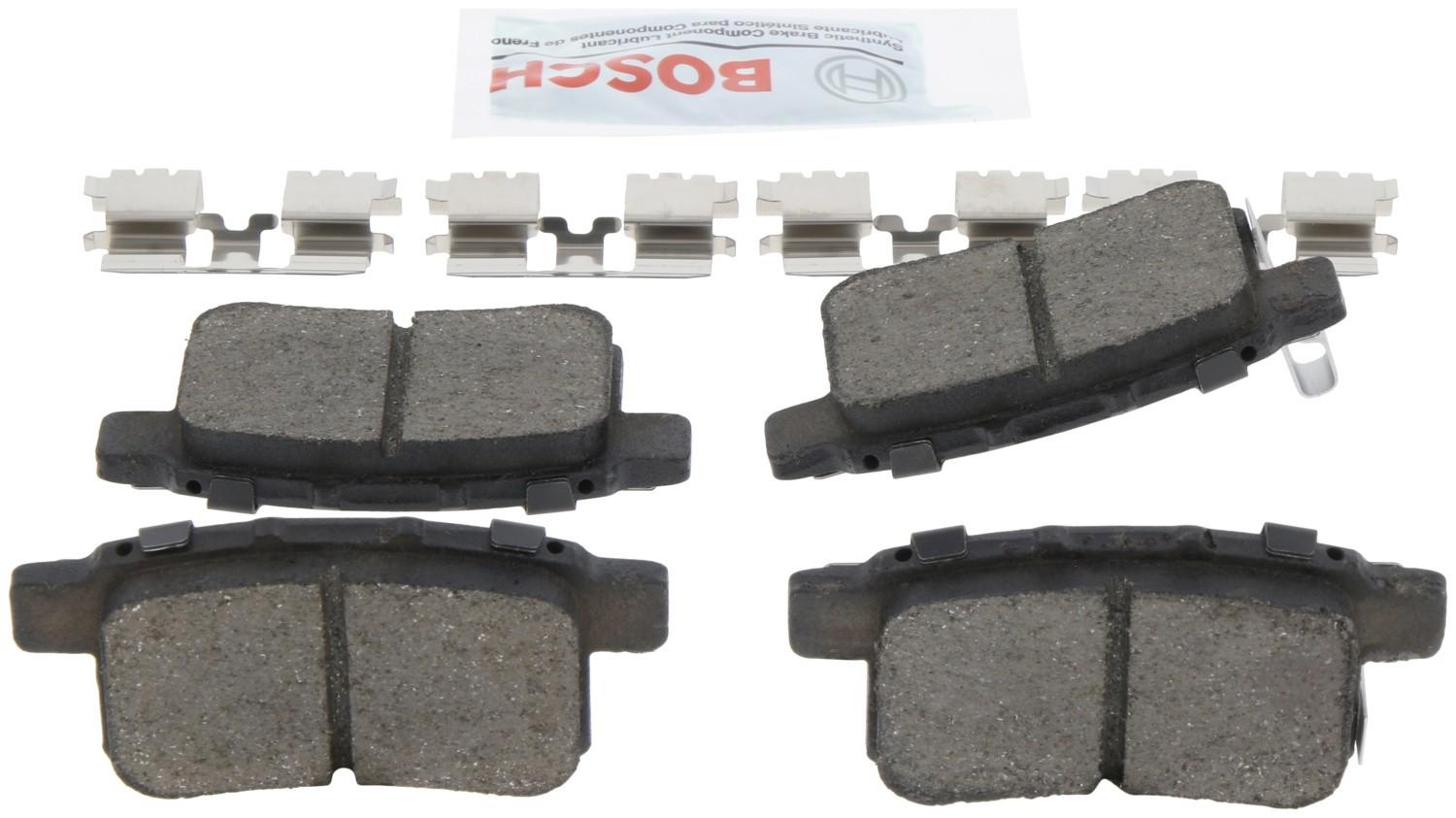 Back View of Rear Disc Brake Pad Set BOSCH BC1336