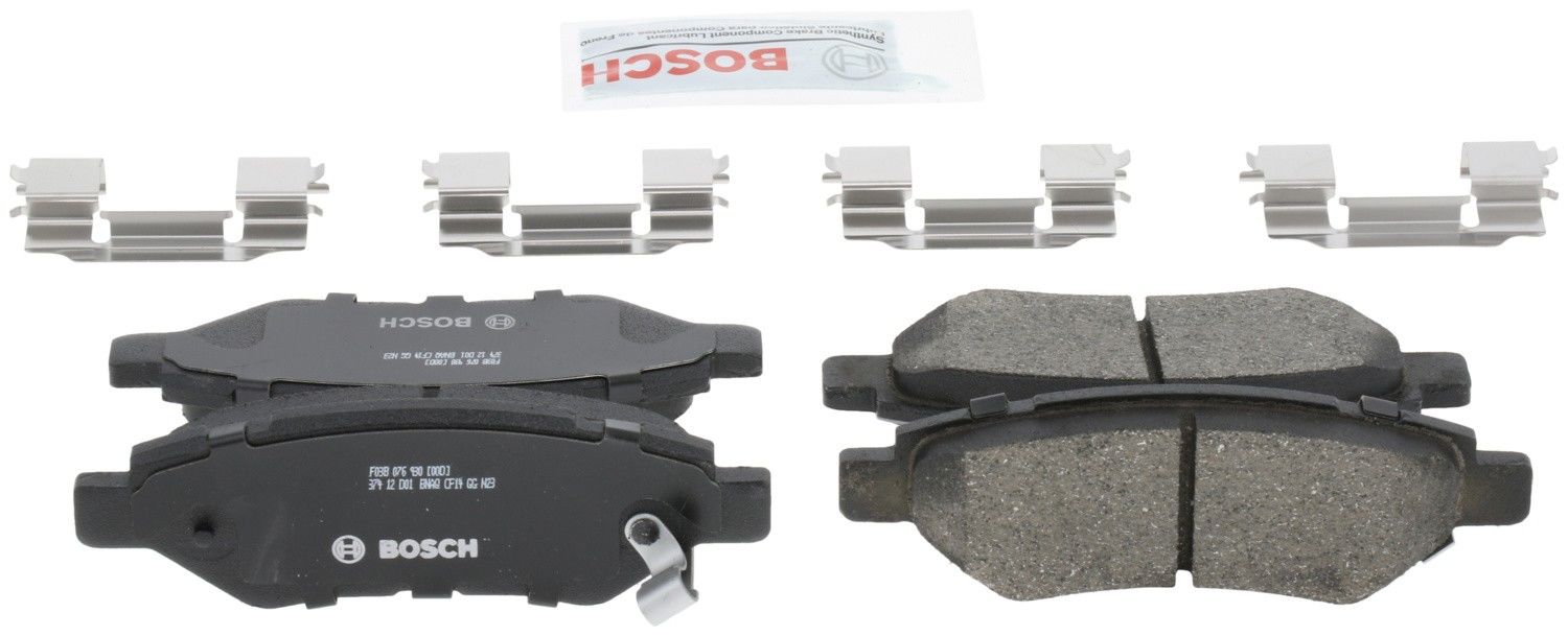 Back View of Rear Disc Brake Pad Set BOSCH BC1337