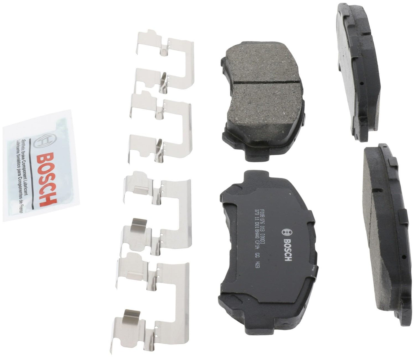 Left View of Front Disc Brake Pad Set BOSCH BC1338