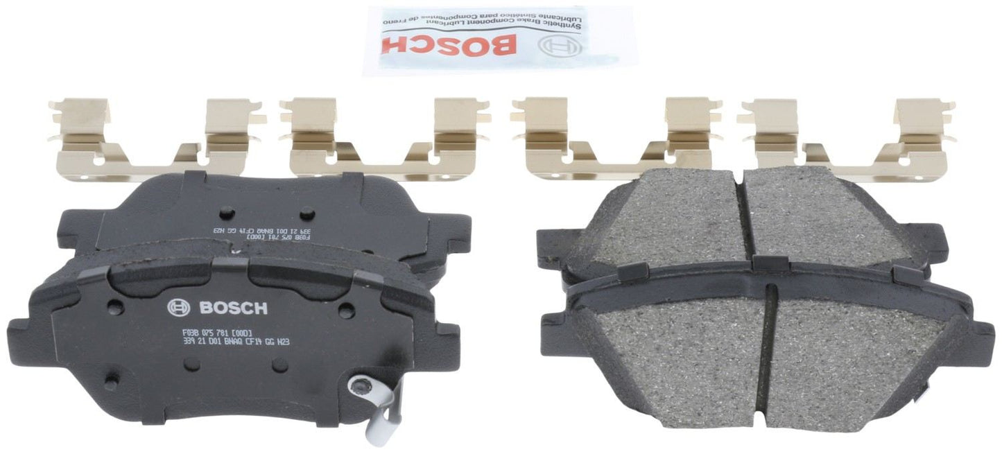 Back View of Front Disc Brake Pad Set BOSCH BC1444