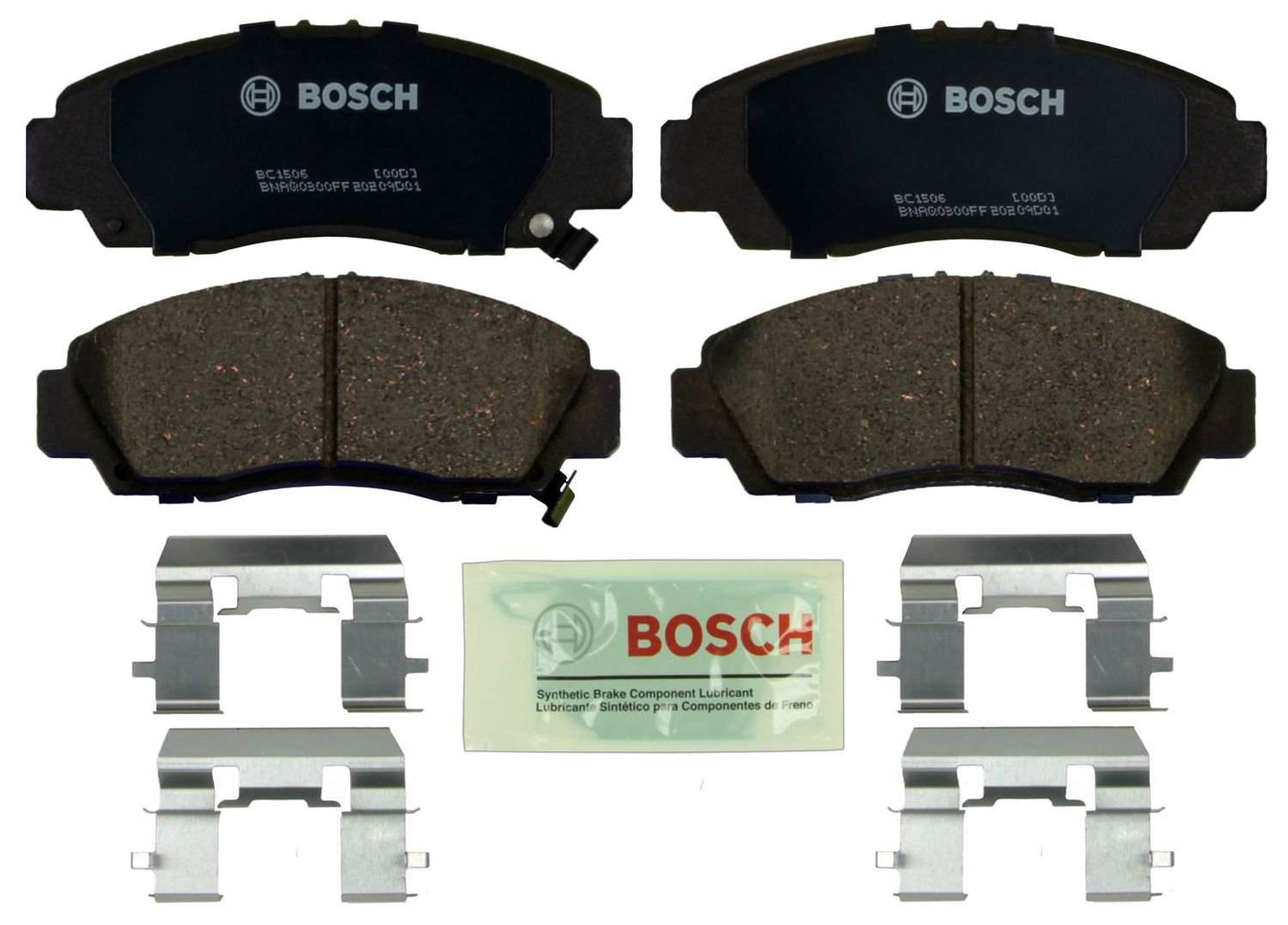 Top View of Front Disc Brake Pad Set BOSCH BC1506