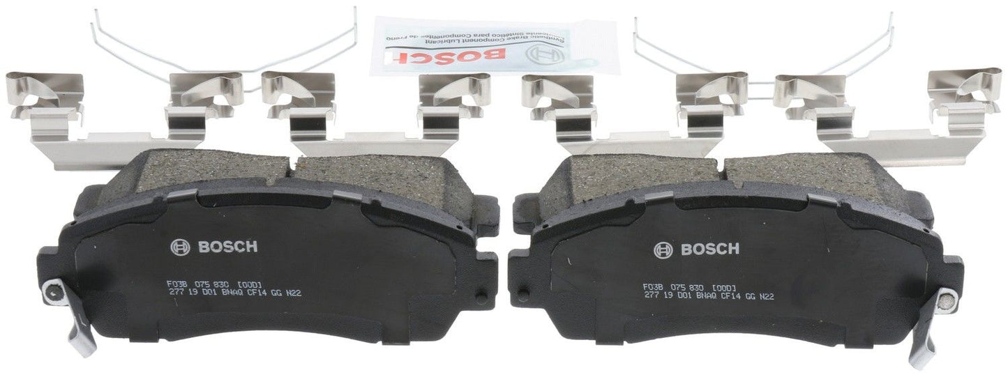 Back View of Front Disc Brake Pad Set BOSCH BC1521