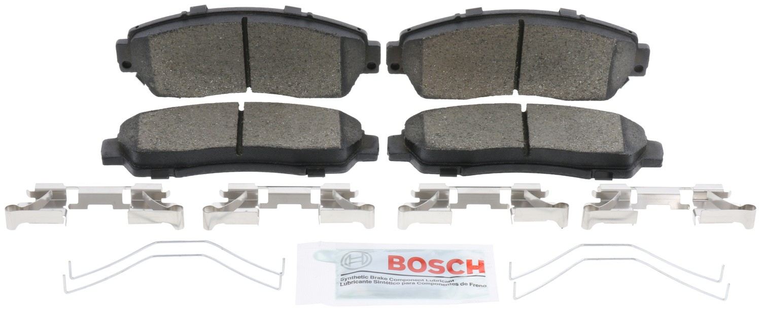 Front View of Front Disc Brake Pad Set BOSCH BC1521