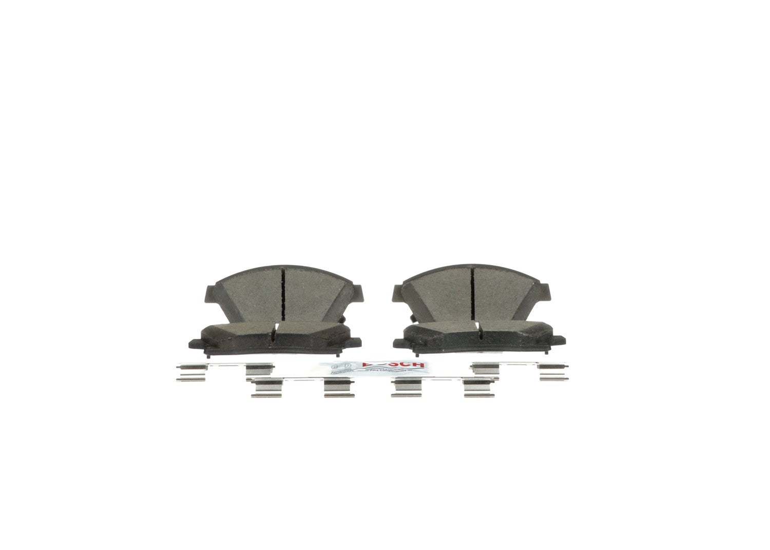 Bottom View of Front Disc Brake Pad Set BOSCH BC1522