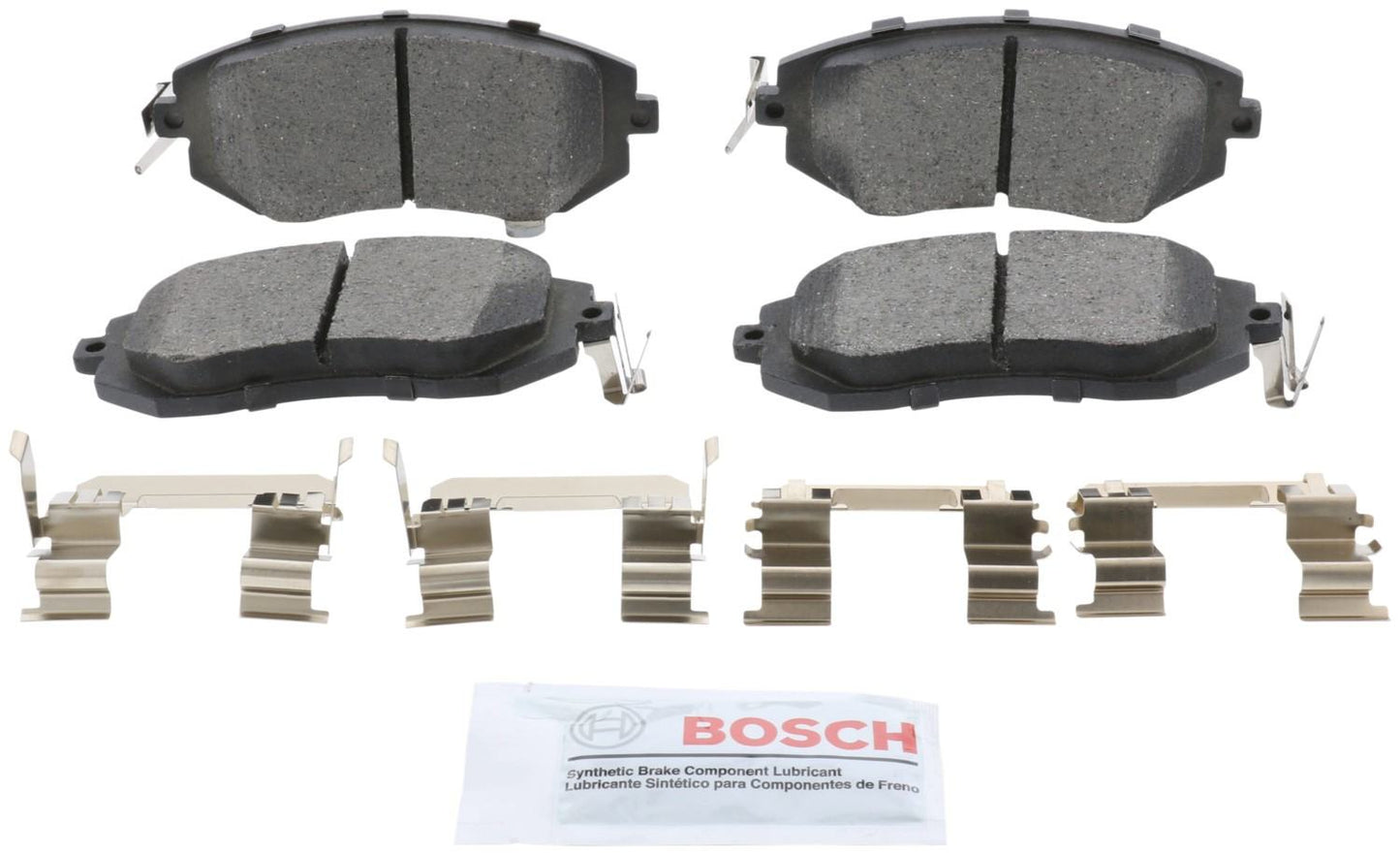 Front View of Front Disc Brake Pad Set BOSCH BC1539