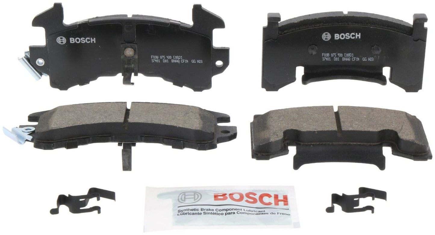 Front View of Front Disc Brake Pad Set BOSCH BC154