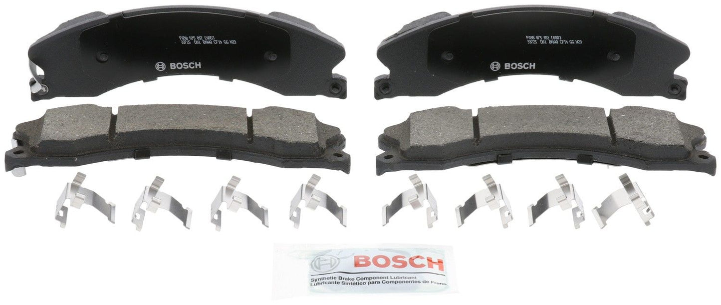 Front View of Rear Disc Brake Pad Set BOSCH BC1565A