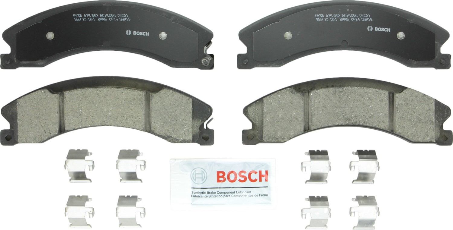 Top View of Rear Disc Brake Pad Set BOSCH BC1565A