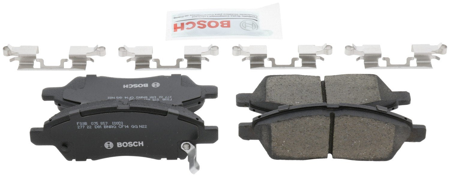 Back View of Front Disc Brake Pad Set BOSCH BC1592