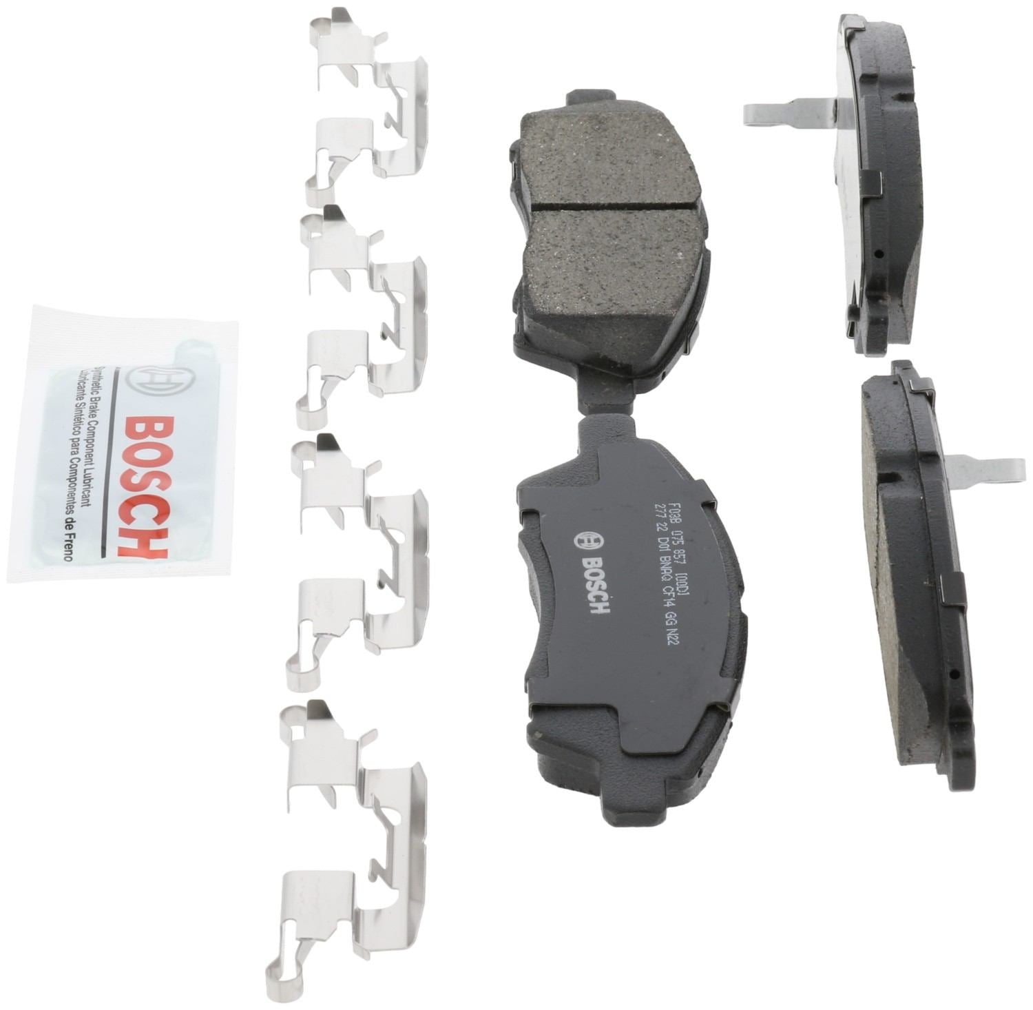 Left View of Front Disc Brake Pad Set BOSCH BC1592