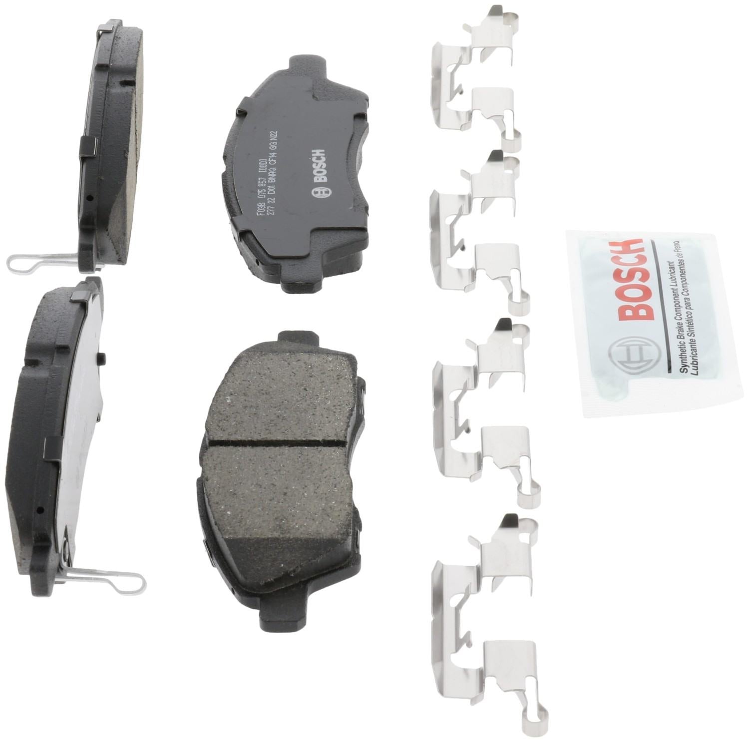 Right View of Front Disc Brake Pad Set BOSCH BC1592