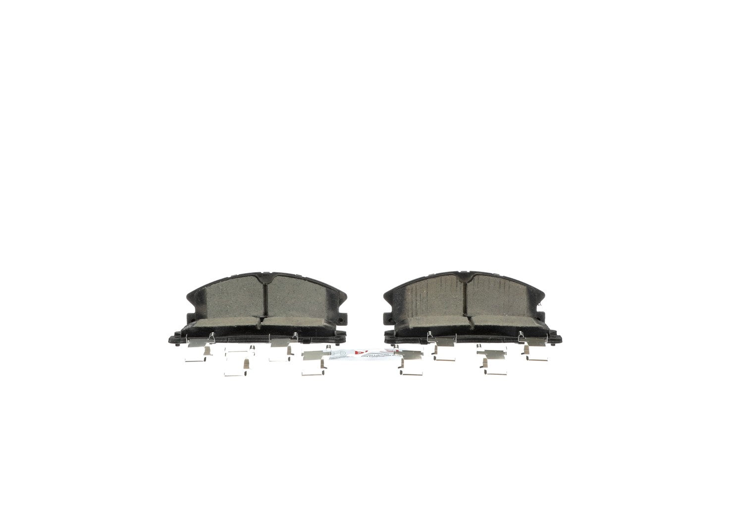 Bottom View of Front Disc Brake Pad Set BOSCH BC1611