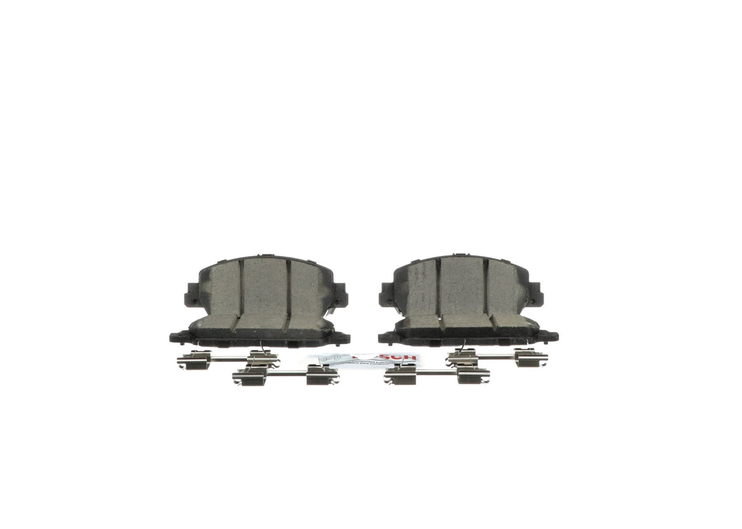 Bottom View of Front Disc Brake Pad Set BOSCH BC1654