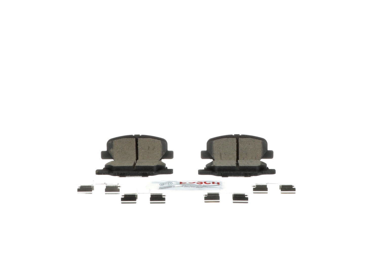 Bottom View of Rear Disc Brake Pad Set BOSCH BC1679