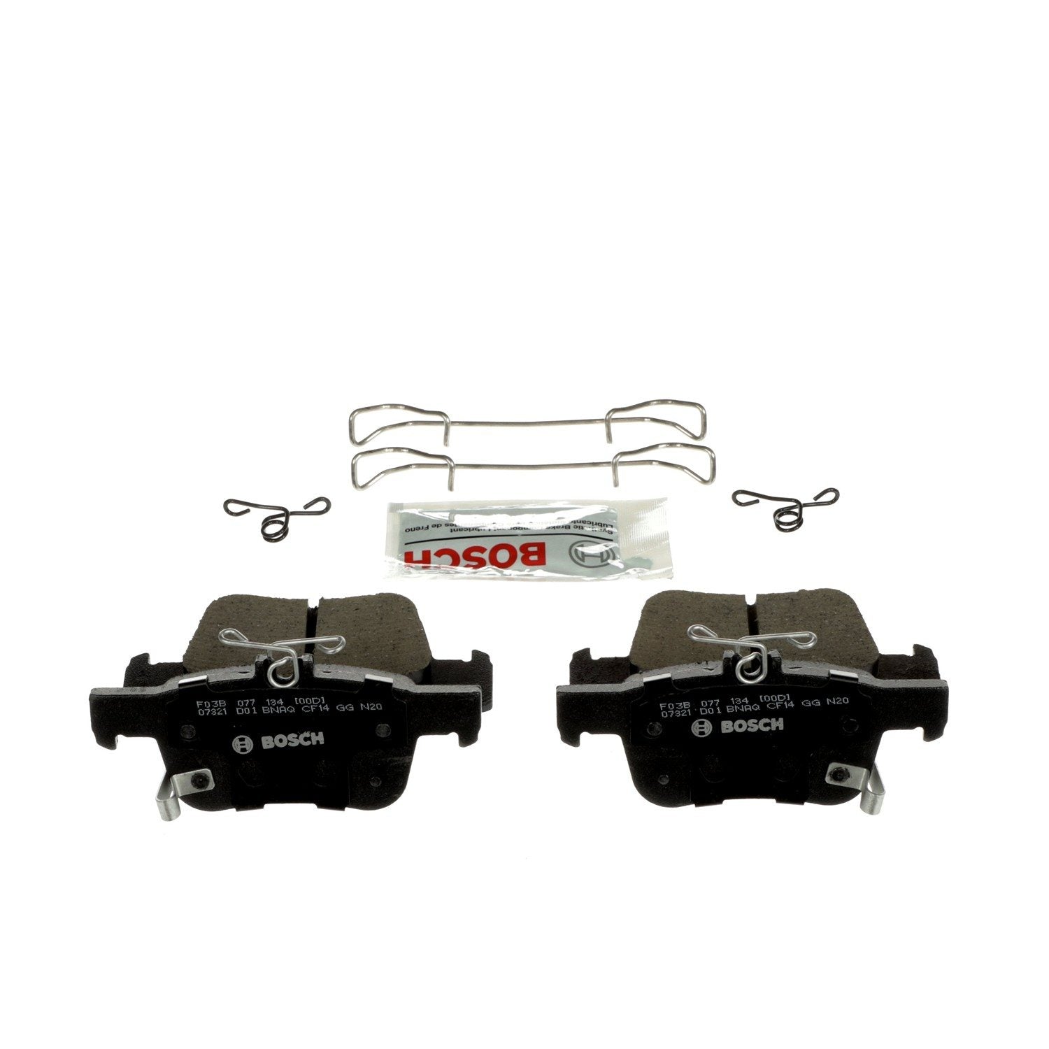 Back View of Rear Disc Brake Pad Set BOSCH BC2102