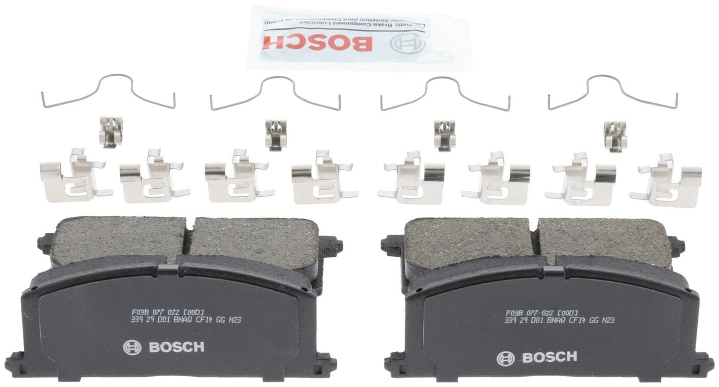 Back View of Front Disc Brake Pad Set BOSCH BC242