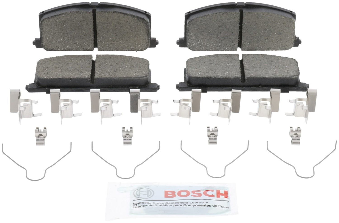 Front View of Front Disc Brake Pad Set BOSCH BC242