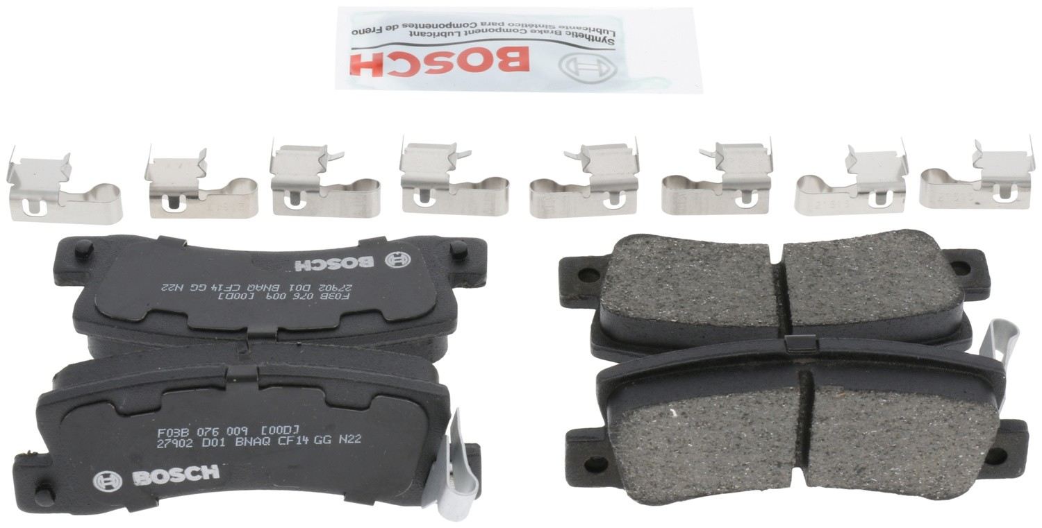 Back View of Rear Disc Brake Pad Set BOSCH BC325