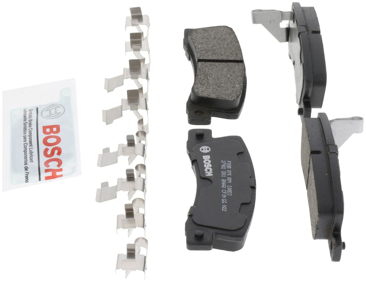 Left View of Rear Disc Brake Pad Set BOSCH BC325