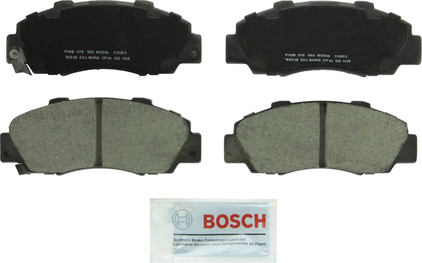 Top View of Front Disc Brake Pad Set BOSCH BC503