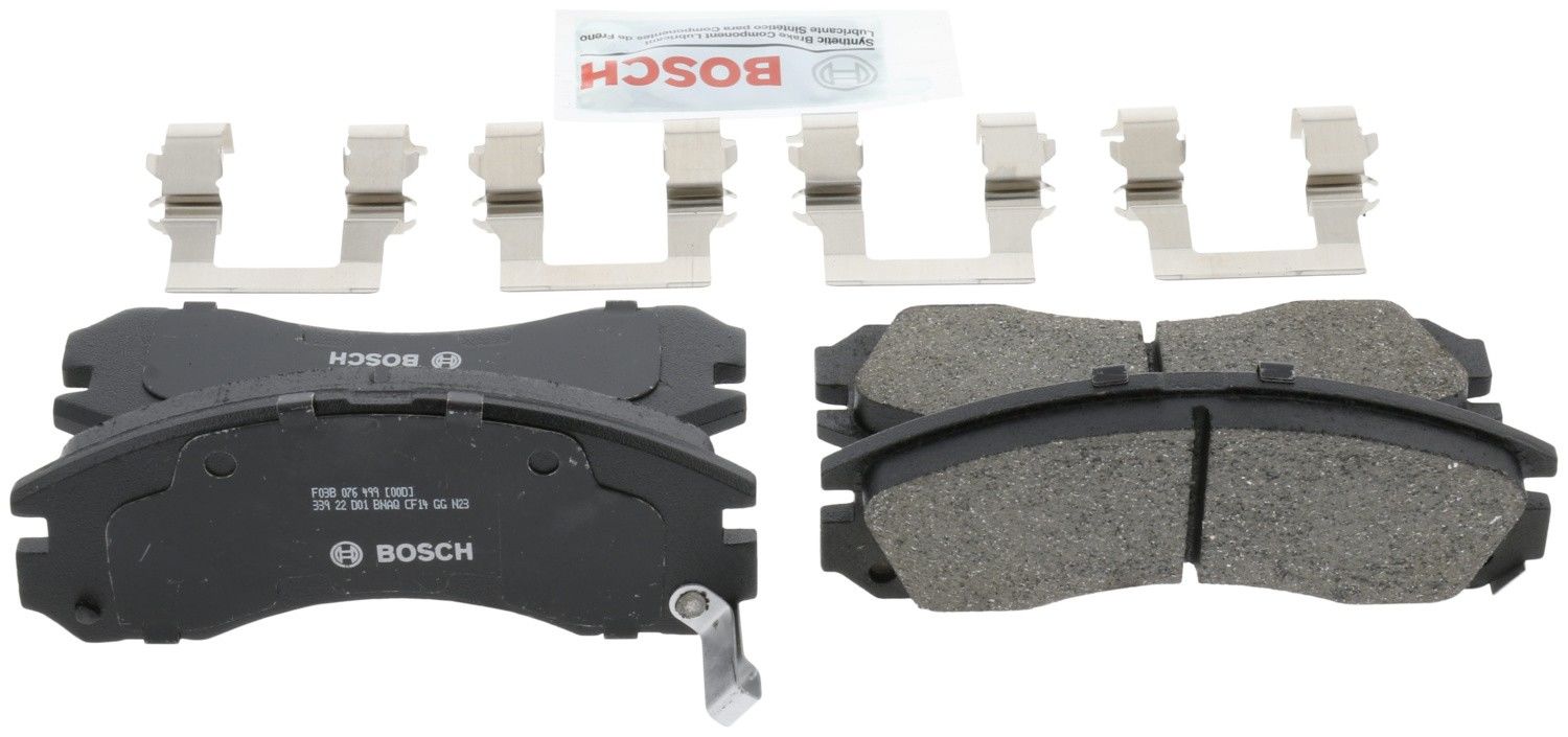 Back View of Front Disc Brake Pad Set BOSCH BC530