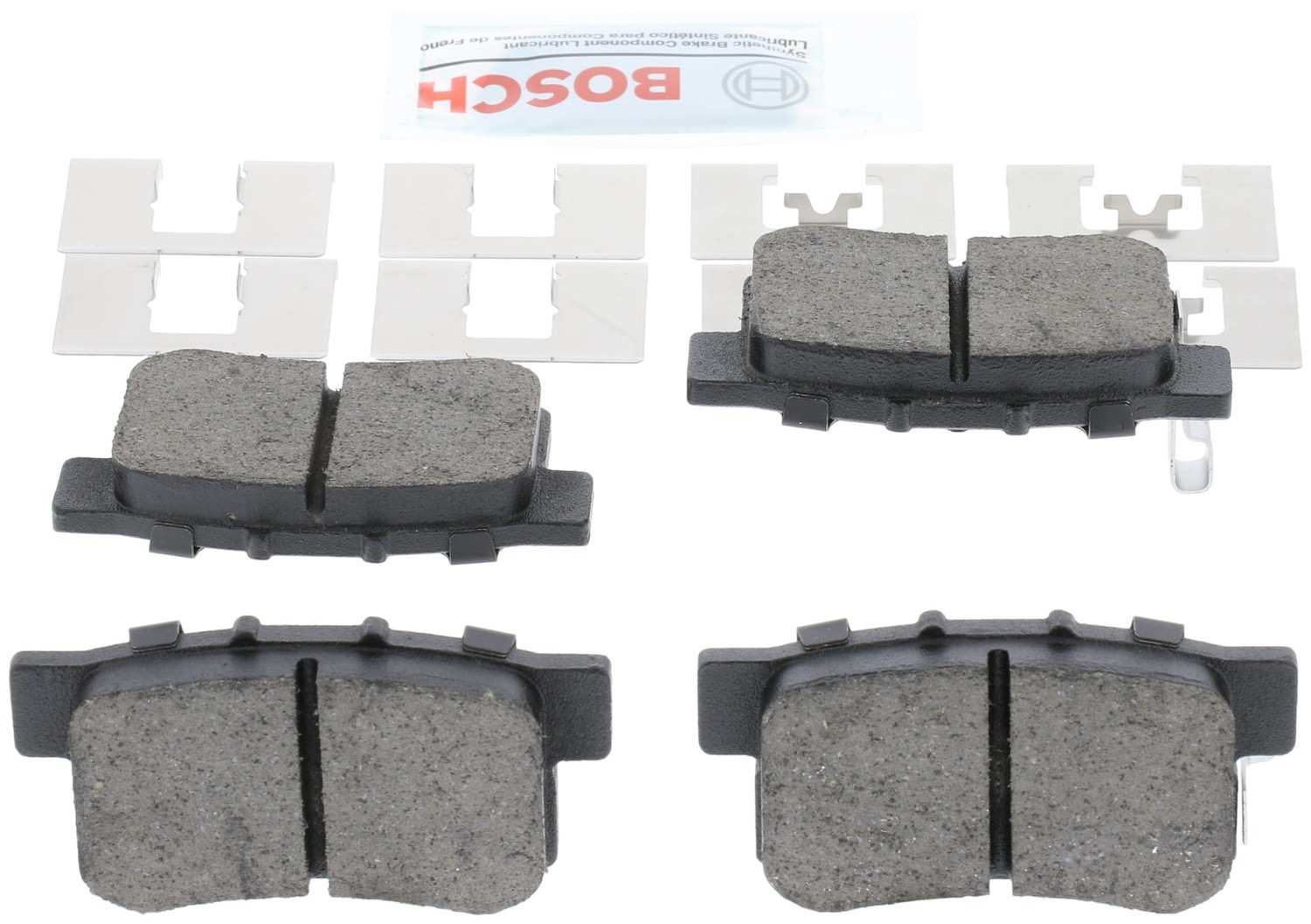 Back View of Rear Disc Brake Pad Set BOSCH BC537