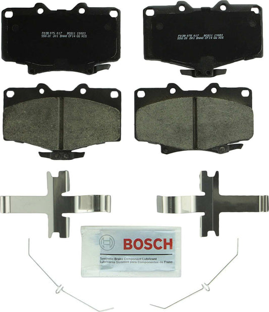 Top View of Front Disc Brake Pad Set BOSCH BC611