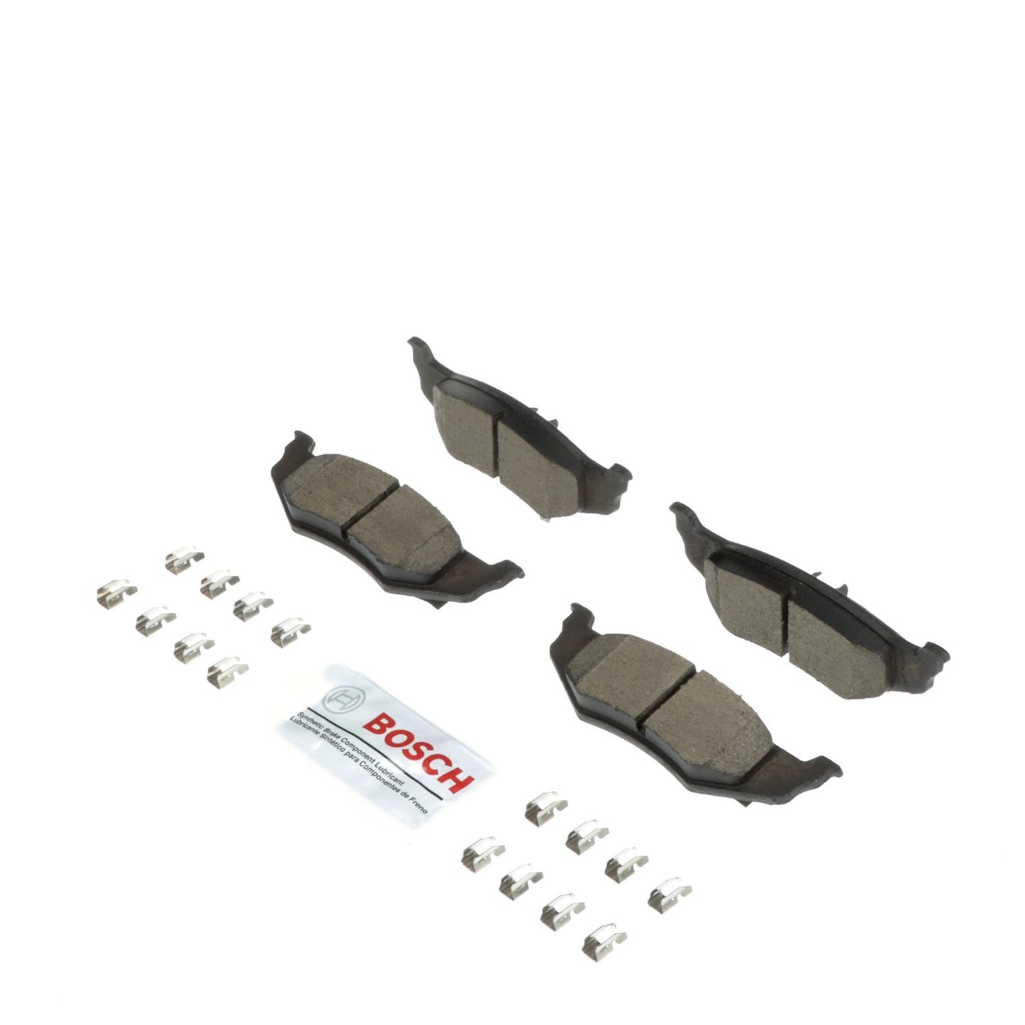 Back View of Rear Disc Brake Pad Set BOSCH BC658