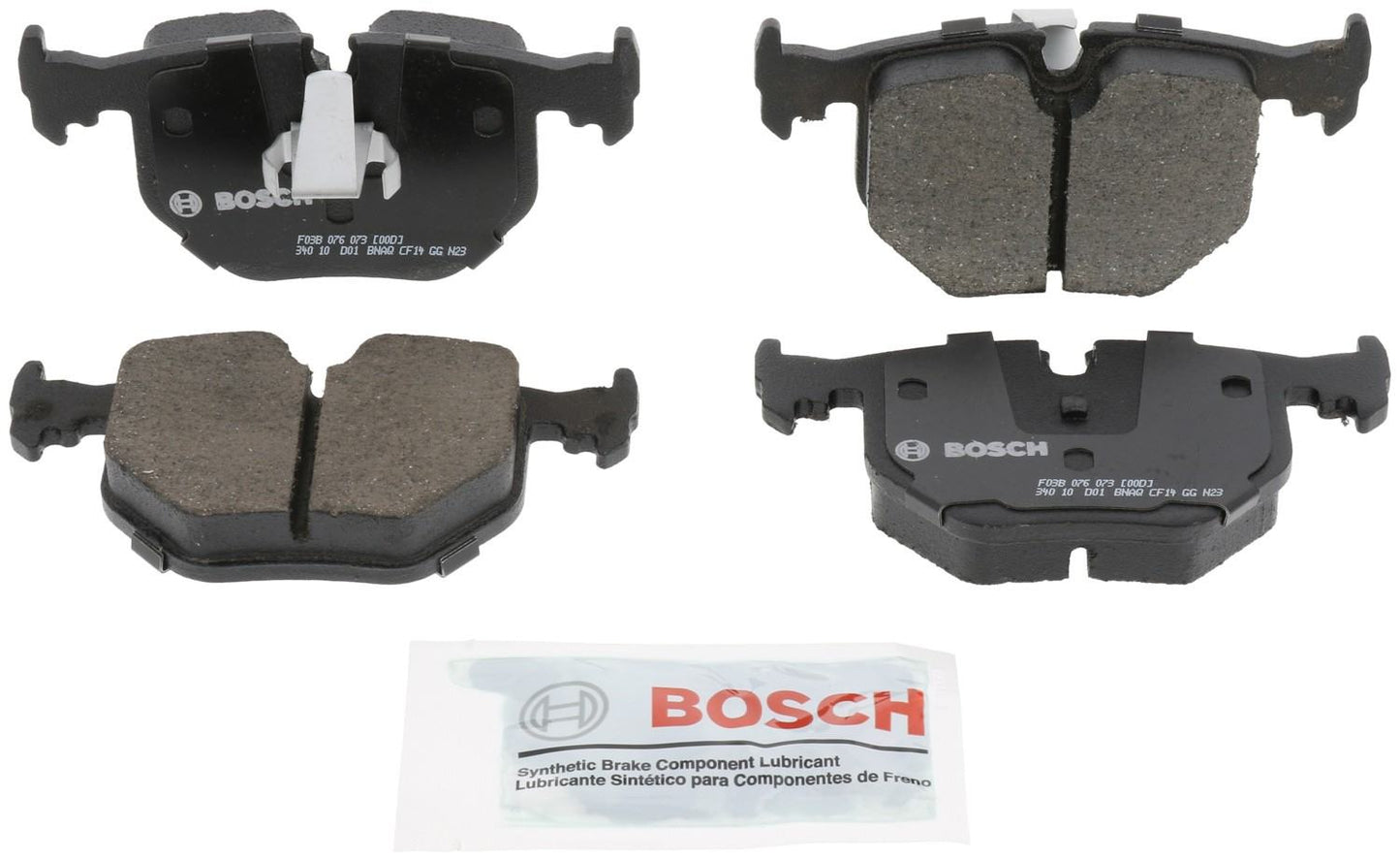 Front View of Rear Disc Brake Pad Set BOSCH BC683