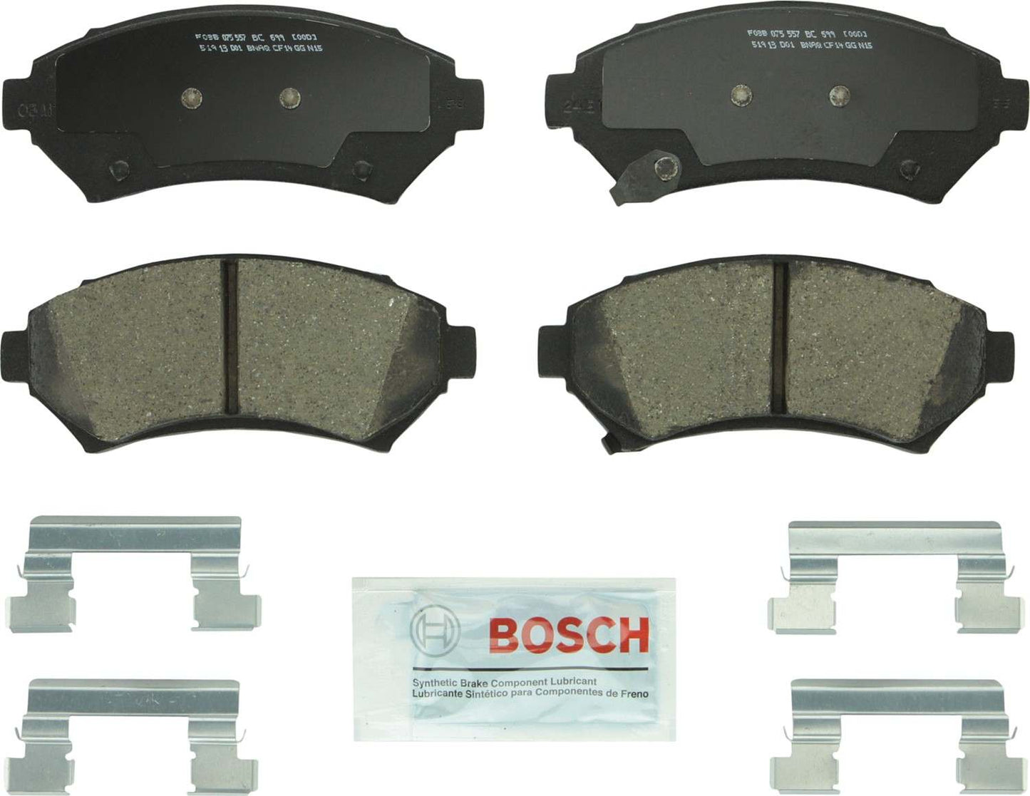 Front Disc Brake Pad Set BOSCH BC699 For Buick Chevrolet Pontiac Oldsmobile Cadillac