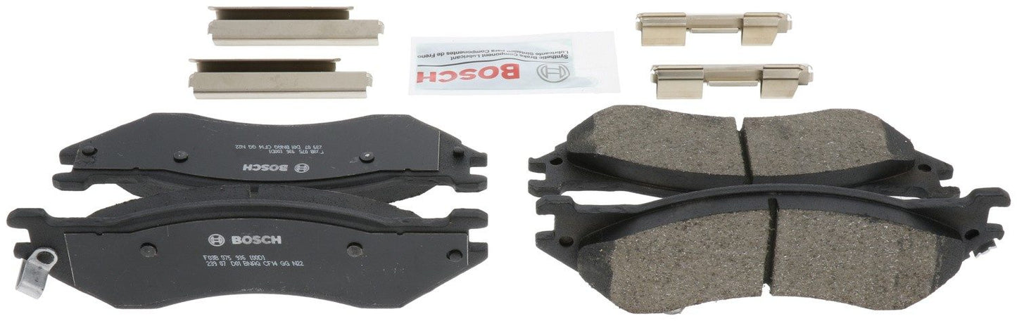 Back View of Front Disc Brake Pad Set BOSCH BC702