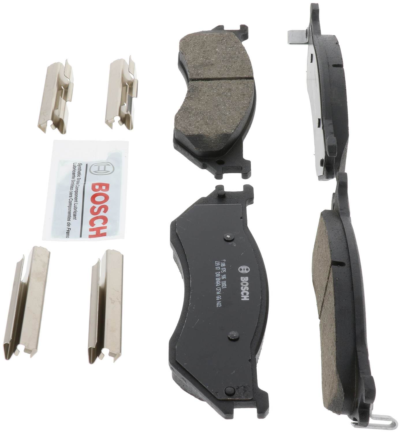 Left View of Front Disc Brake Pad Set BOSCH BC702