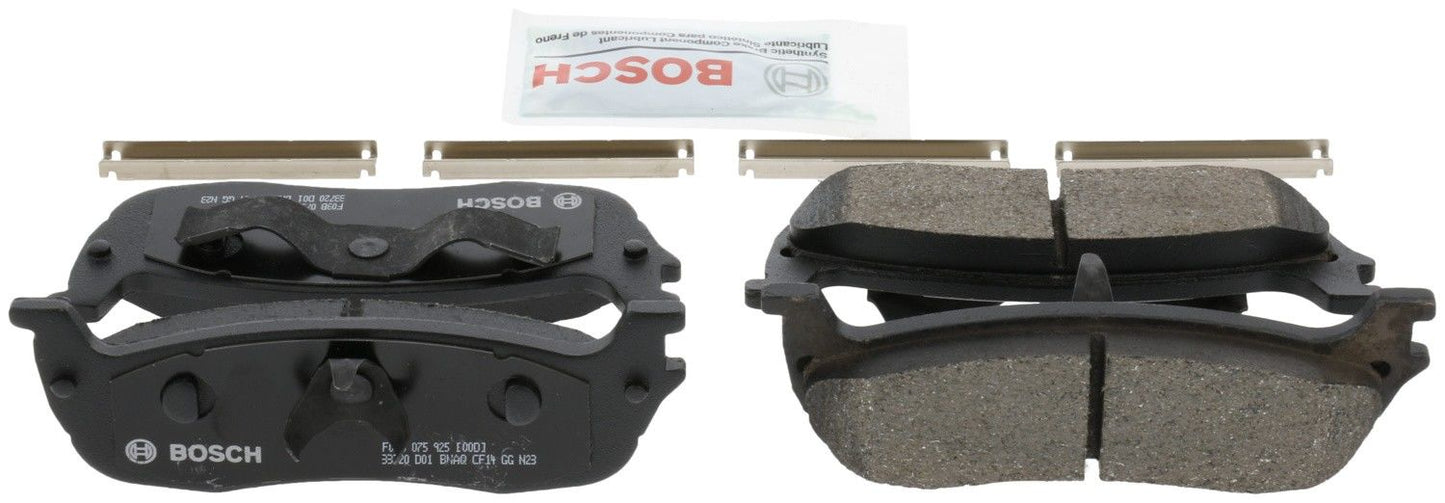 Back View of Rear Disc Brake Pad Set BOSCH BC711