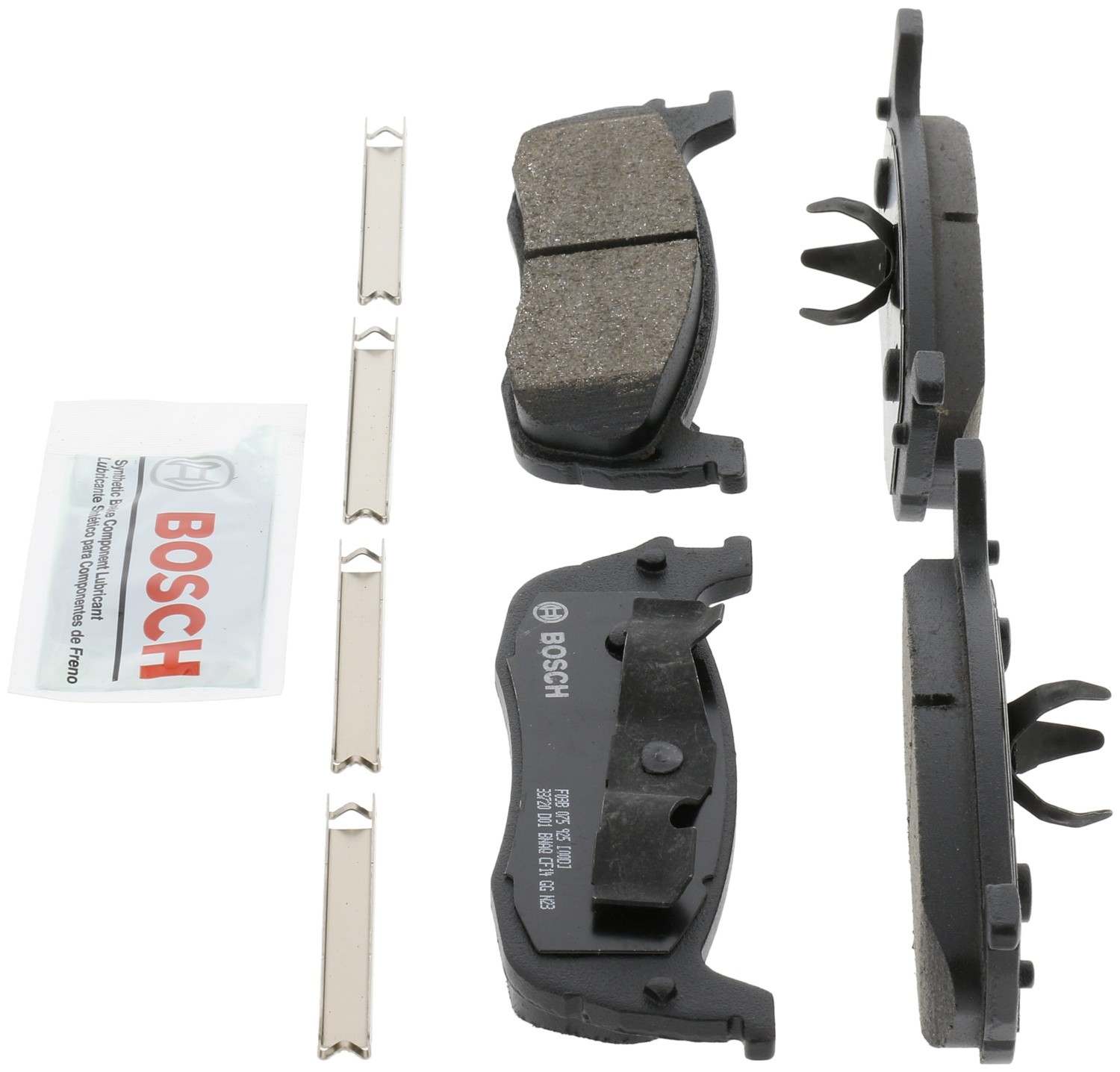 Left View of Rear Disc Brake Pad Set BOSCH BC711