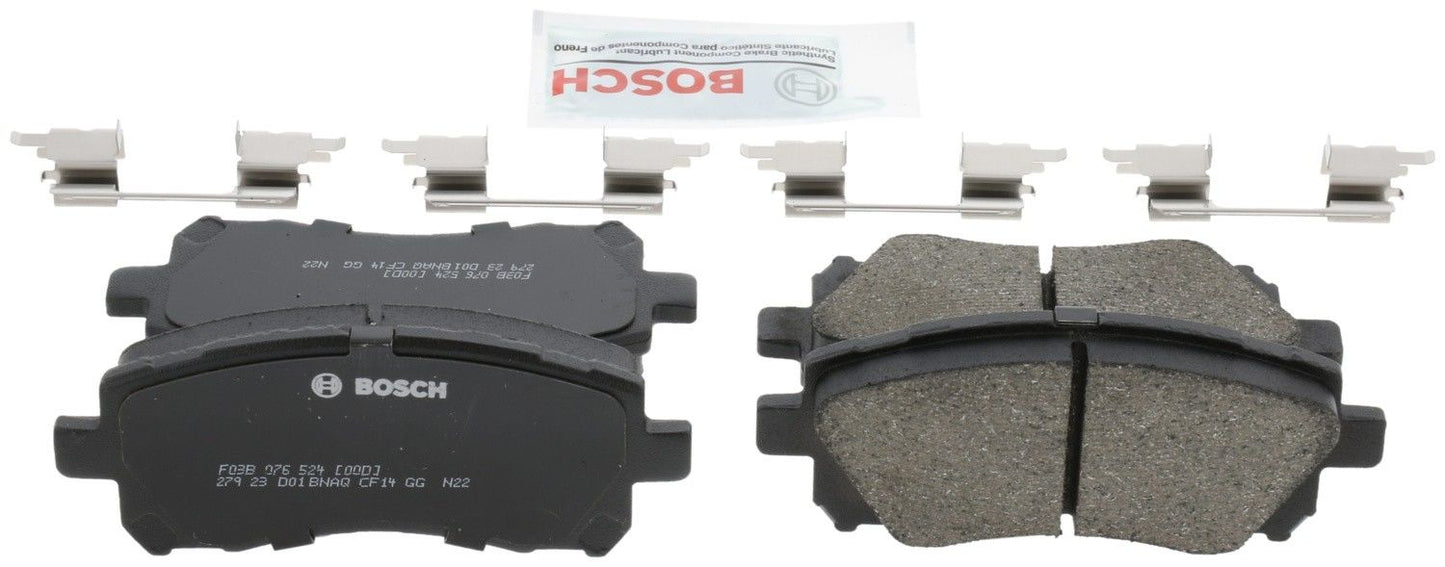 Back View of Front Disc Brake Pad Set BOSCH BC721