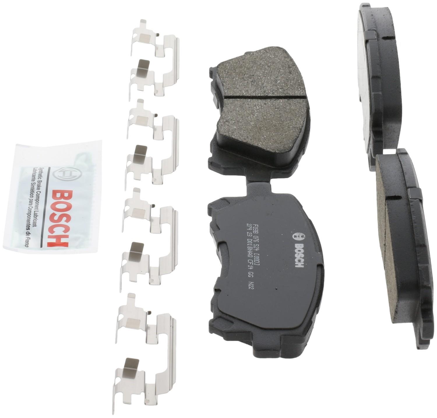 Left View of Front Disc Brake Pad Set BOSCH BC721