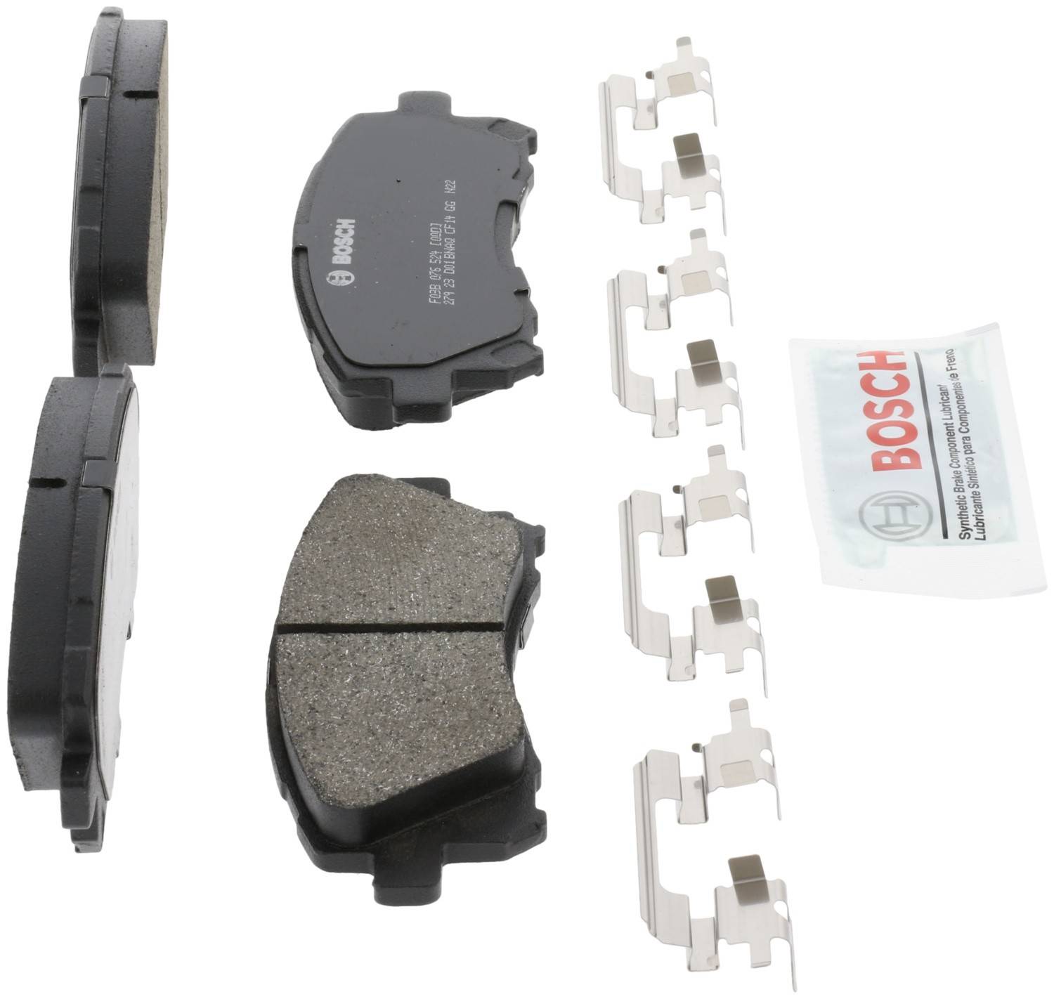 Right View of Front Disc Brake Pad Set BOSCH BC721