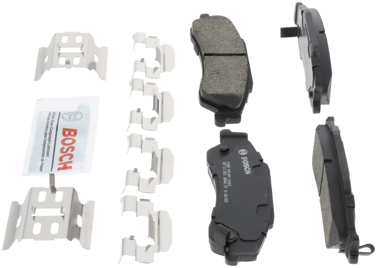 Left View of Rear Disc Brake Pad Set BOSCH BC729