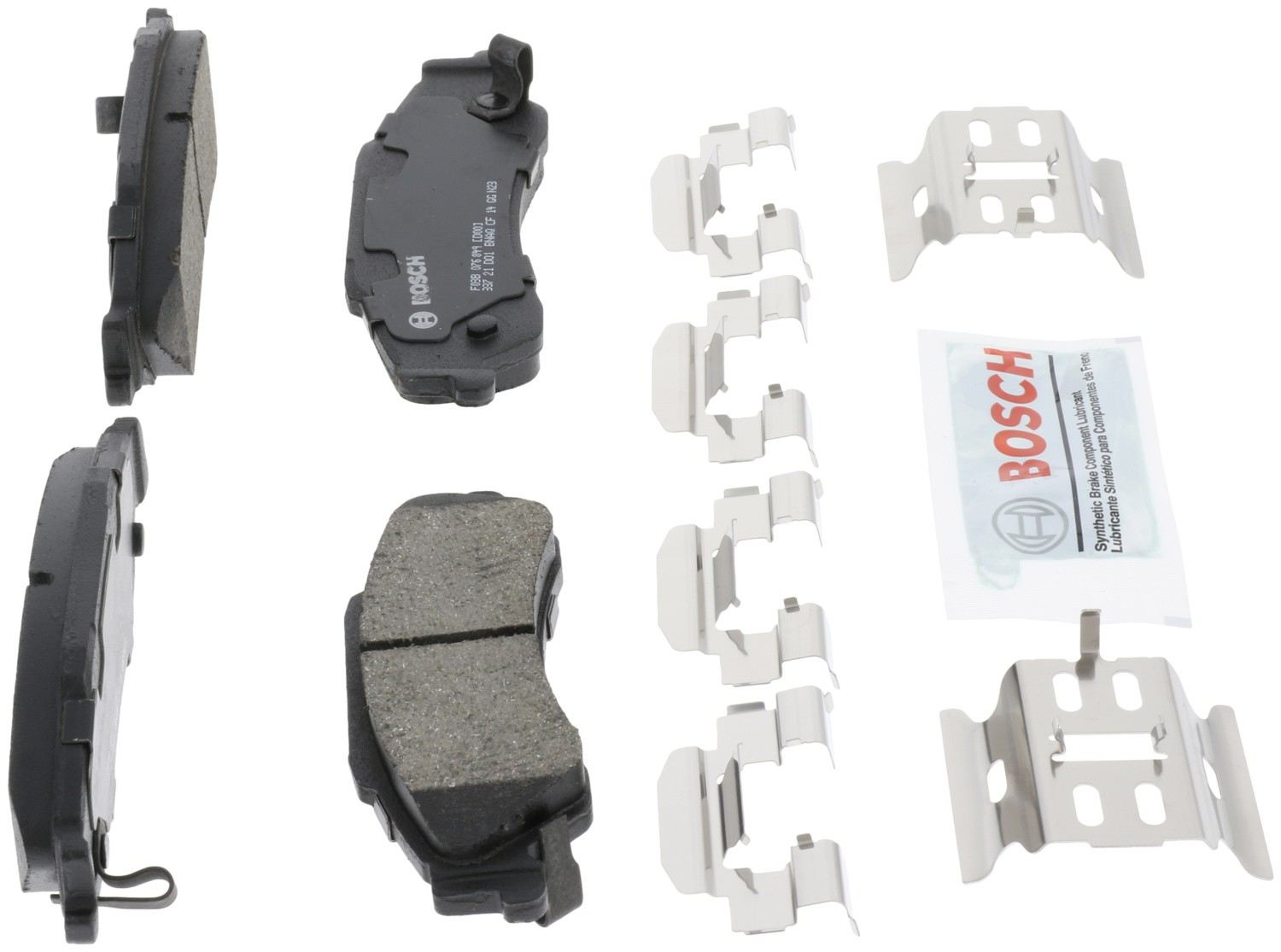 Right View of Rear Disc Brake Pad Set BOSCH BC729