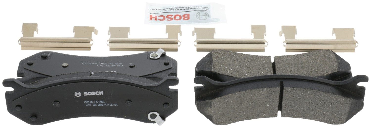 Back View of Rear Disc Brake Pad Set BOSCH BC785