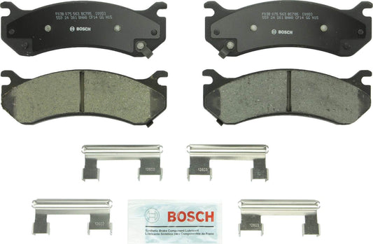 Top View of Rear Disc Brake Pad Set BOSCH BC785