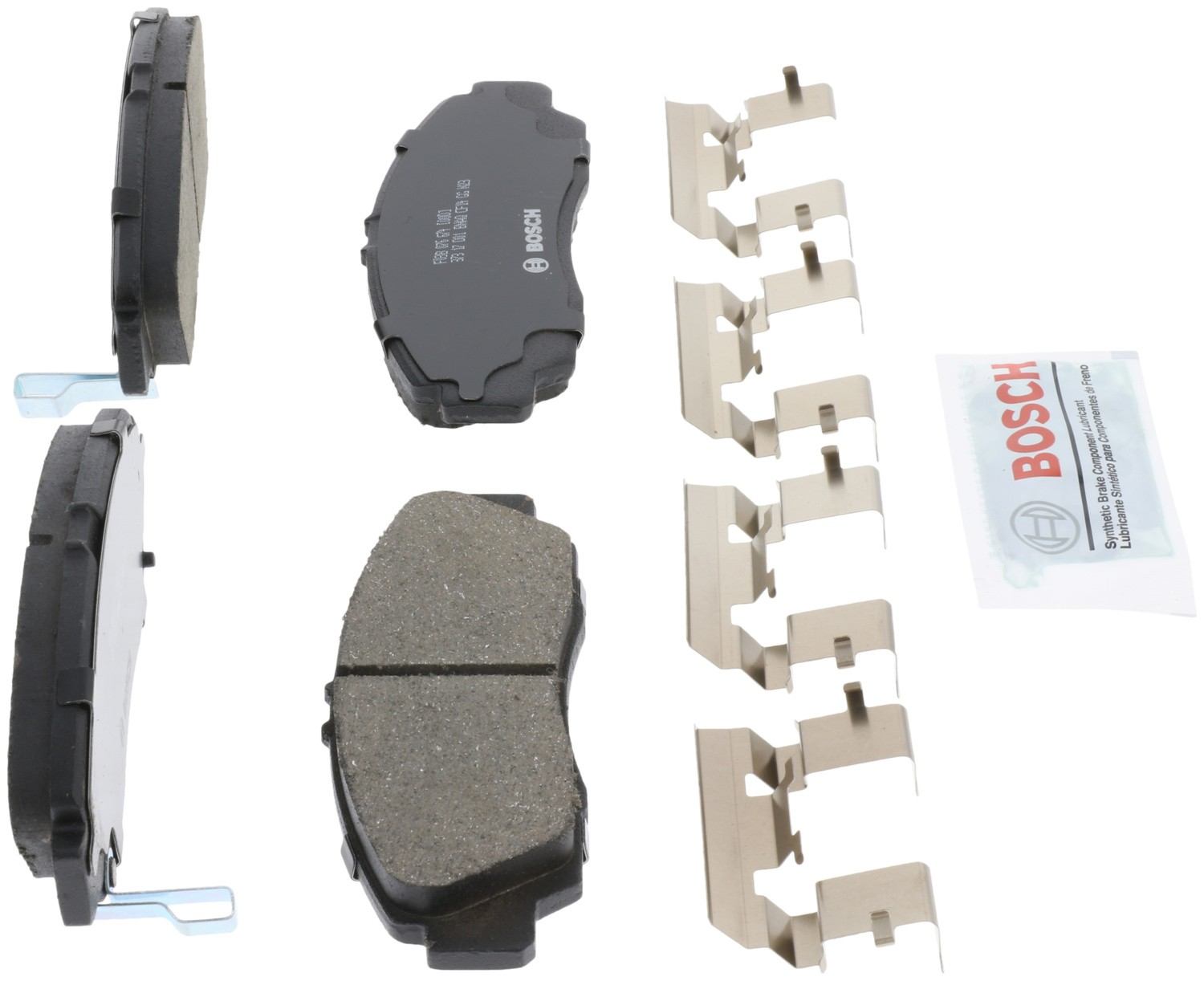 Right View of Front Disc Brake Pad Set BOSCH BC787