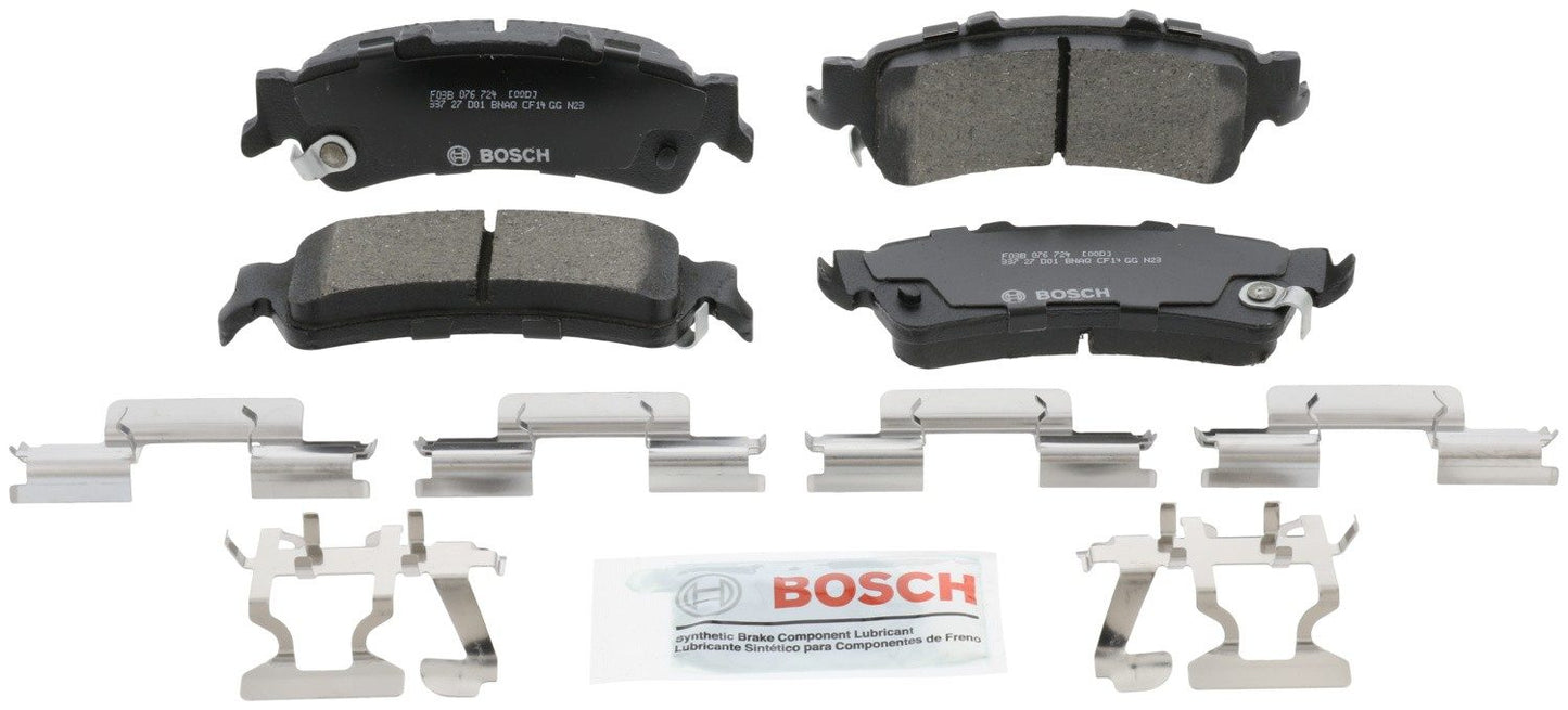 Front View of Rear Disc Brake Pad Set BOSCH BC792