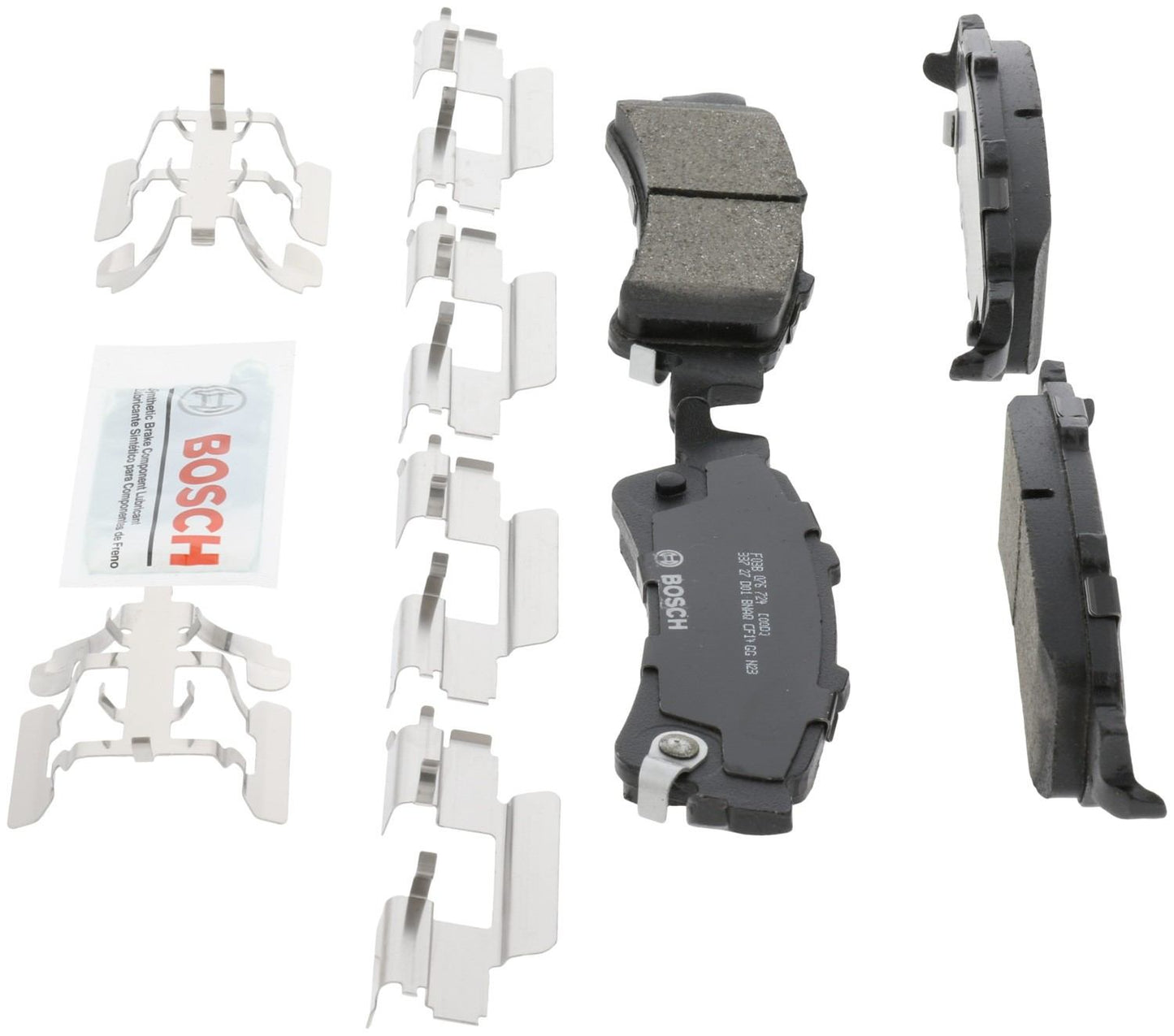 Left View of Rear Disc Brake Pad Set BOSCH BC792