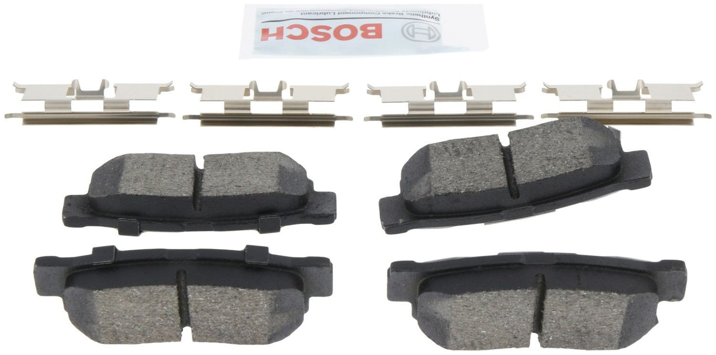 Back View of Rear Disc Brake Pad Set BOSCH BC813